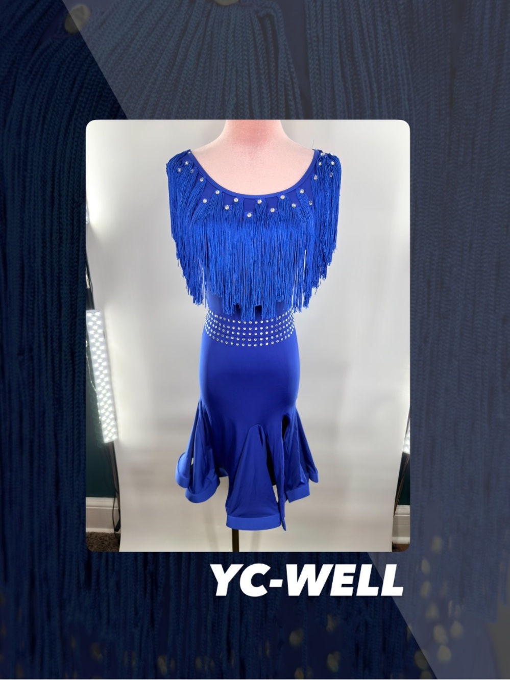 NWT YC-Well Fringe Rhythm Dress